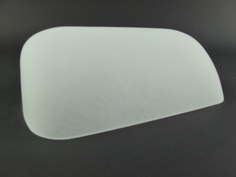 Lampenschirm opal weiss Bankerslamp 140x220mm