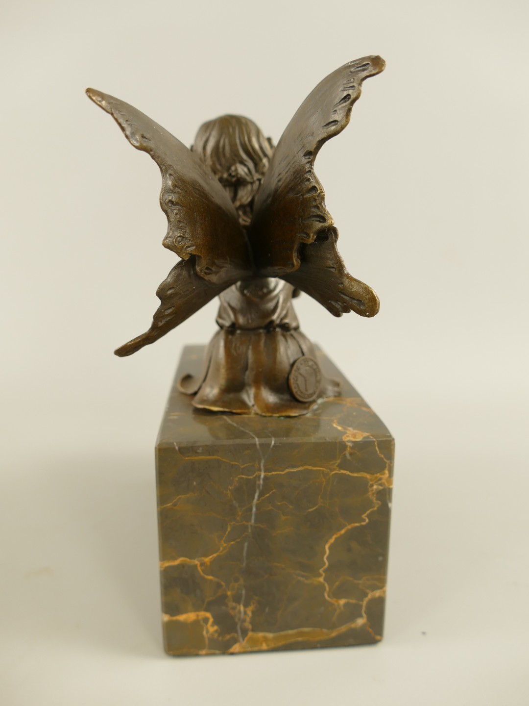 Figur Bronze Fee H.17x15x8cm