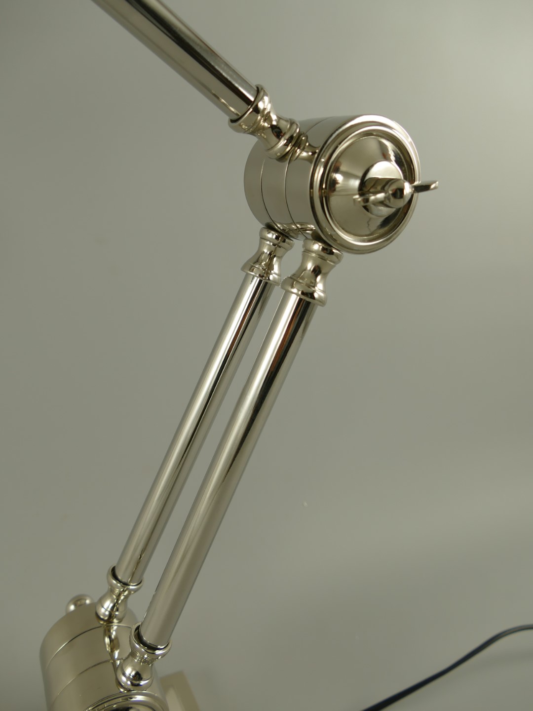 Stehlampe ALU vernickelt H.60x15cm