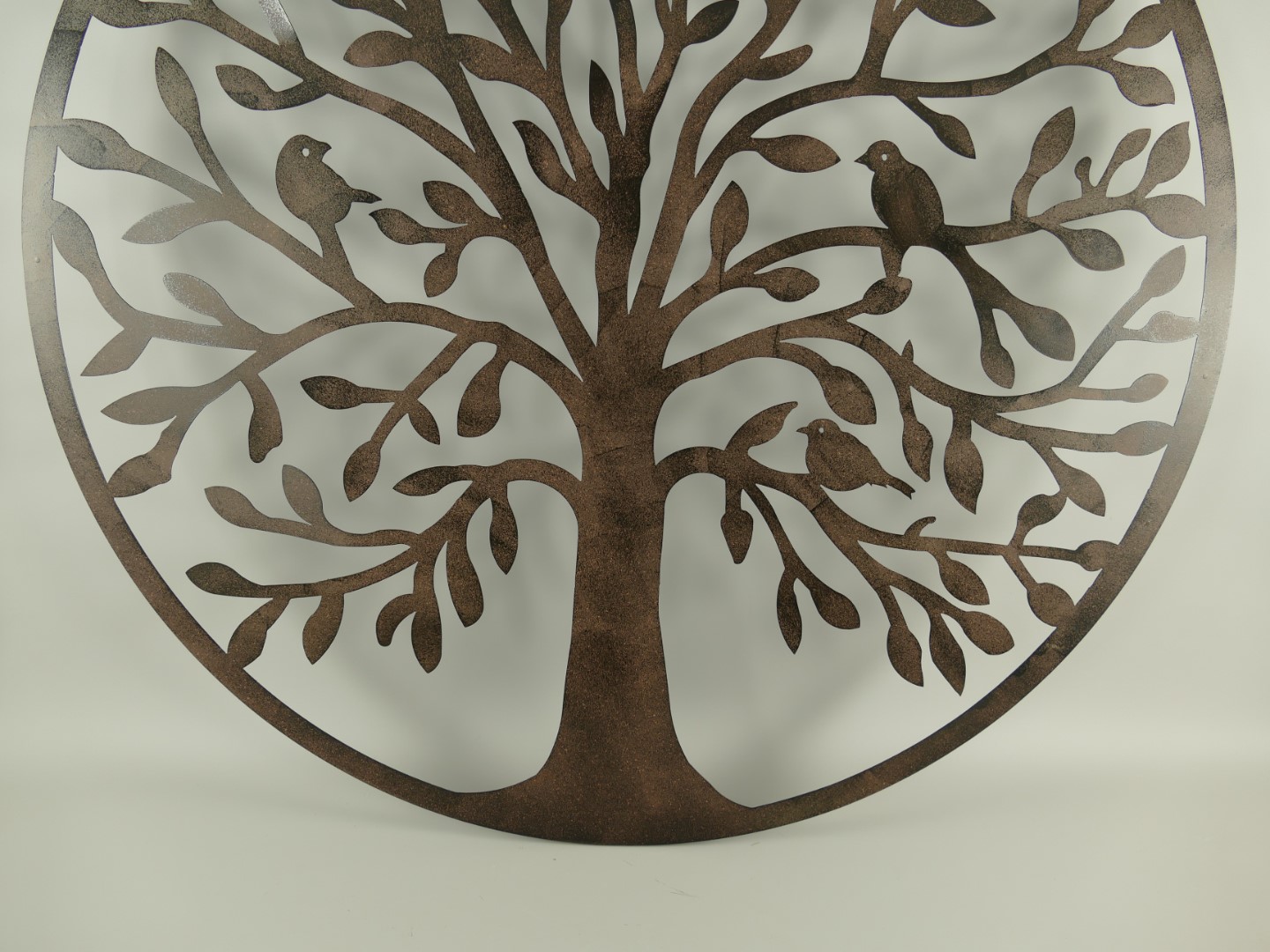 (*)Wand Ornament rustikal Eisen BAUM D.100cm