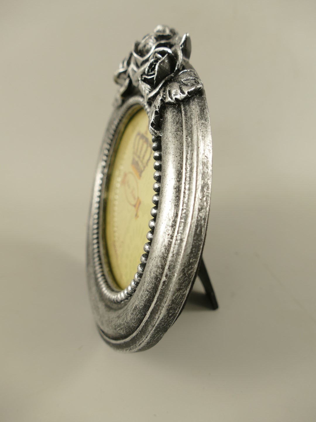 *ANG. Bilderrahmen(7x5) Polyst. Silber farb H.20cm
