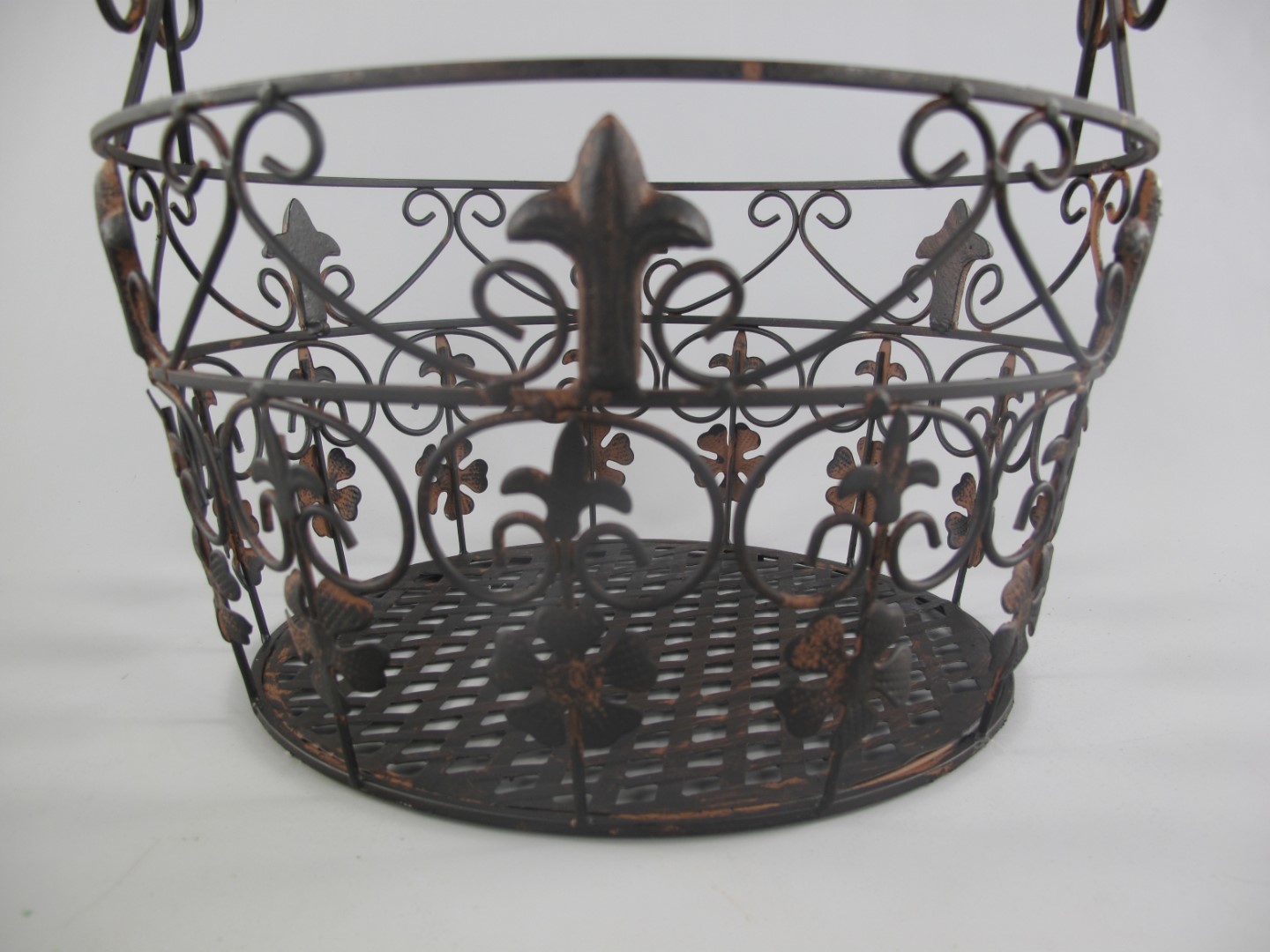 Korbset Eisen rust. braun S/3 H.35/42-D.24/33cm