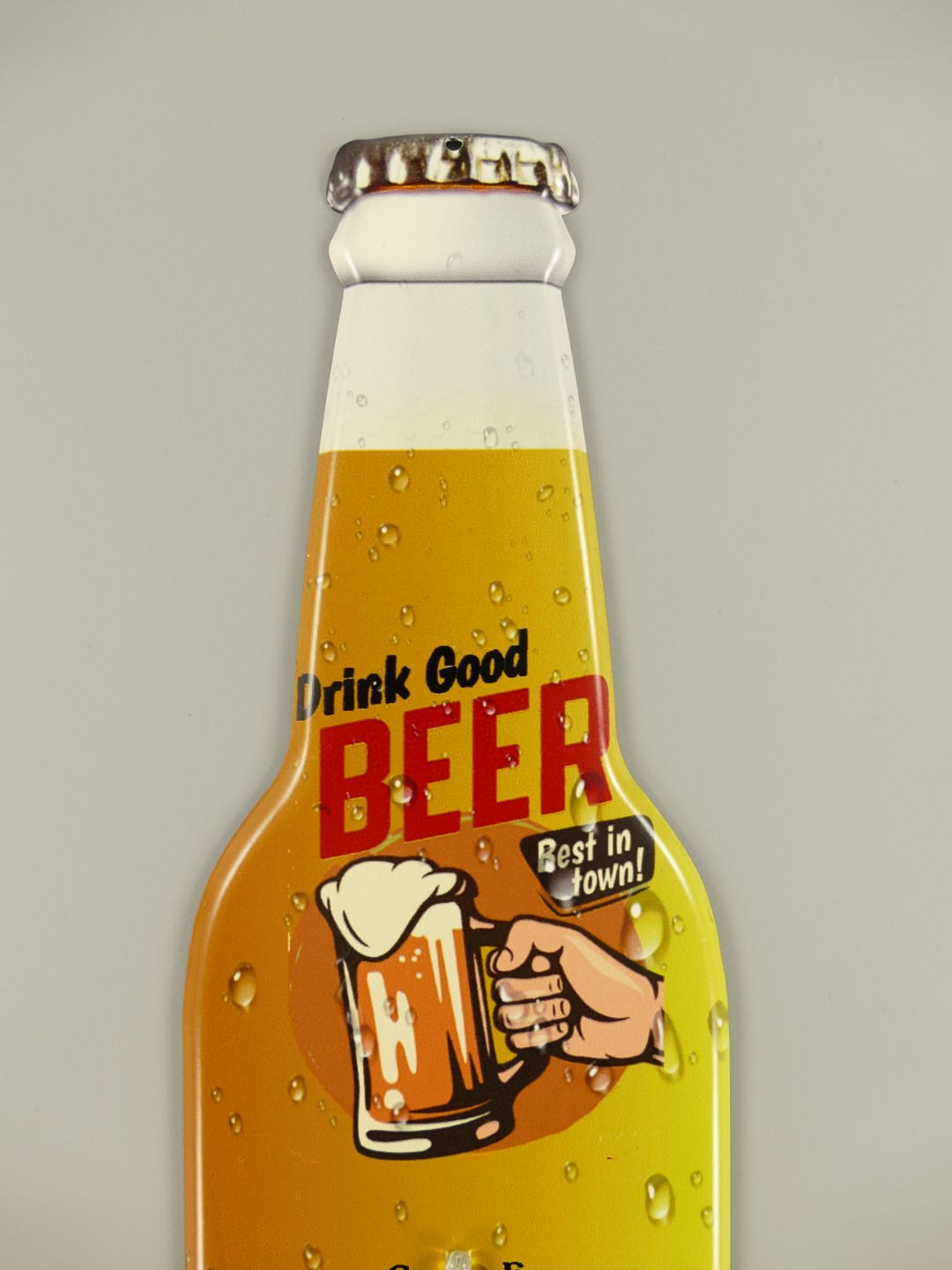 Thermometer Eisen Drink Good Beer H.45x13cm