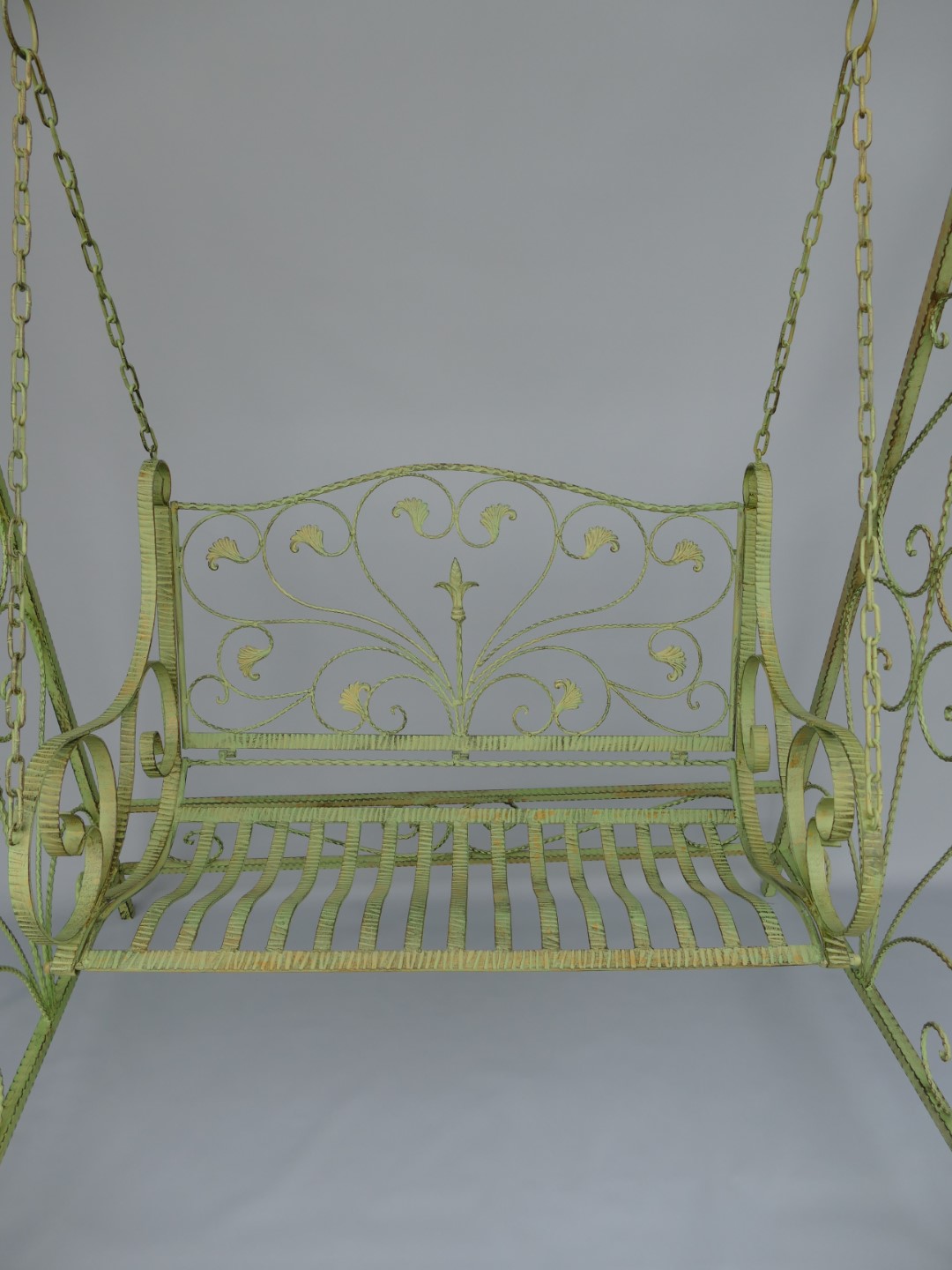 (*)*NT Schaukelbank Eisen grün H.205x145cm