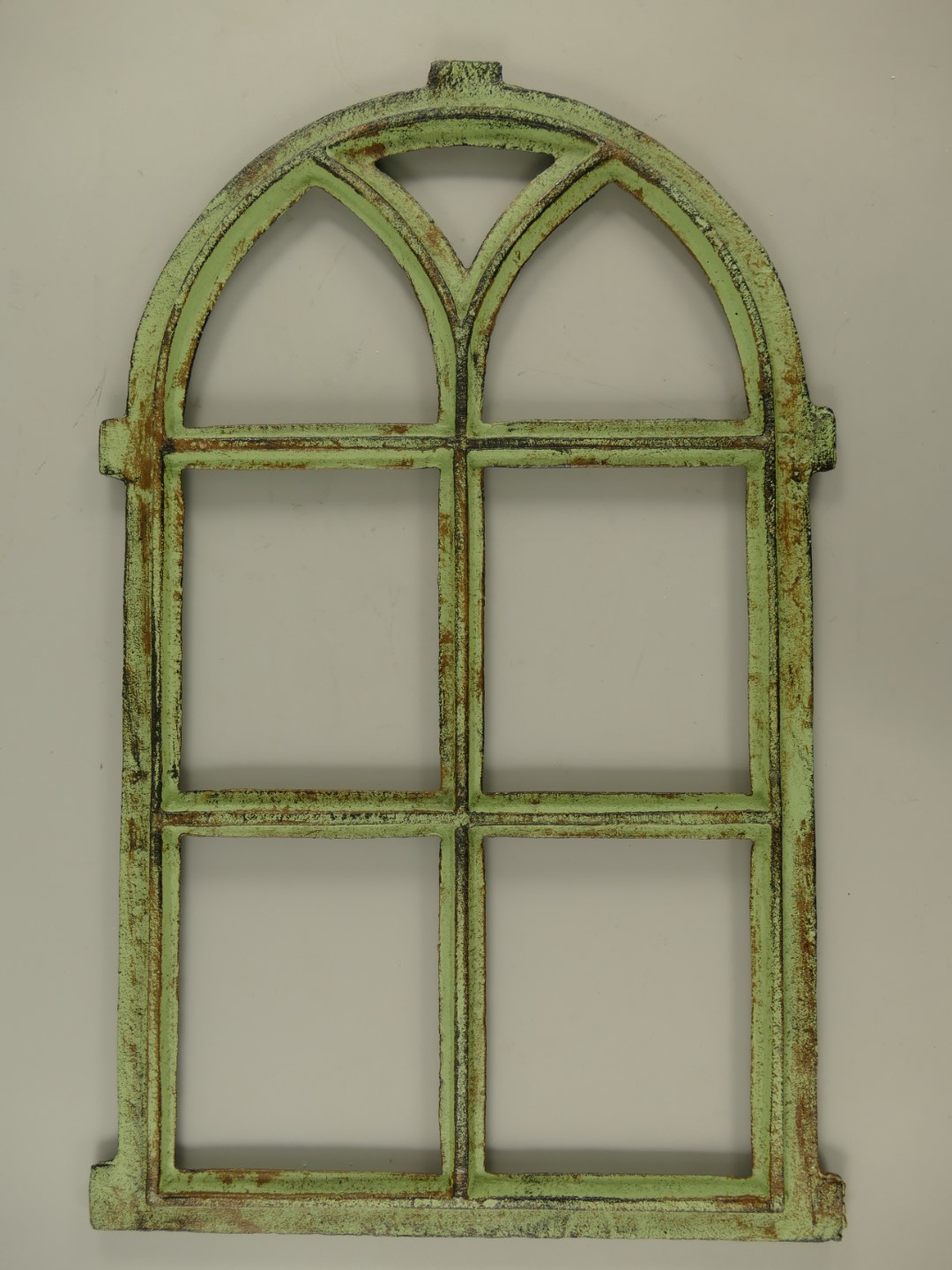 Fenster Gußeisen FARBIG H.67x42cm