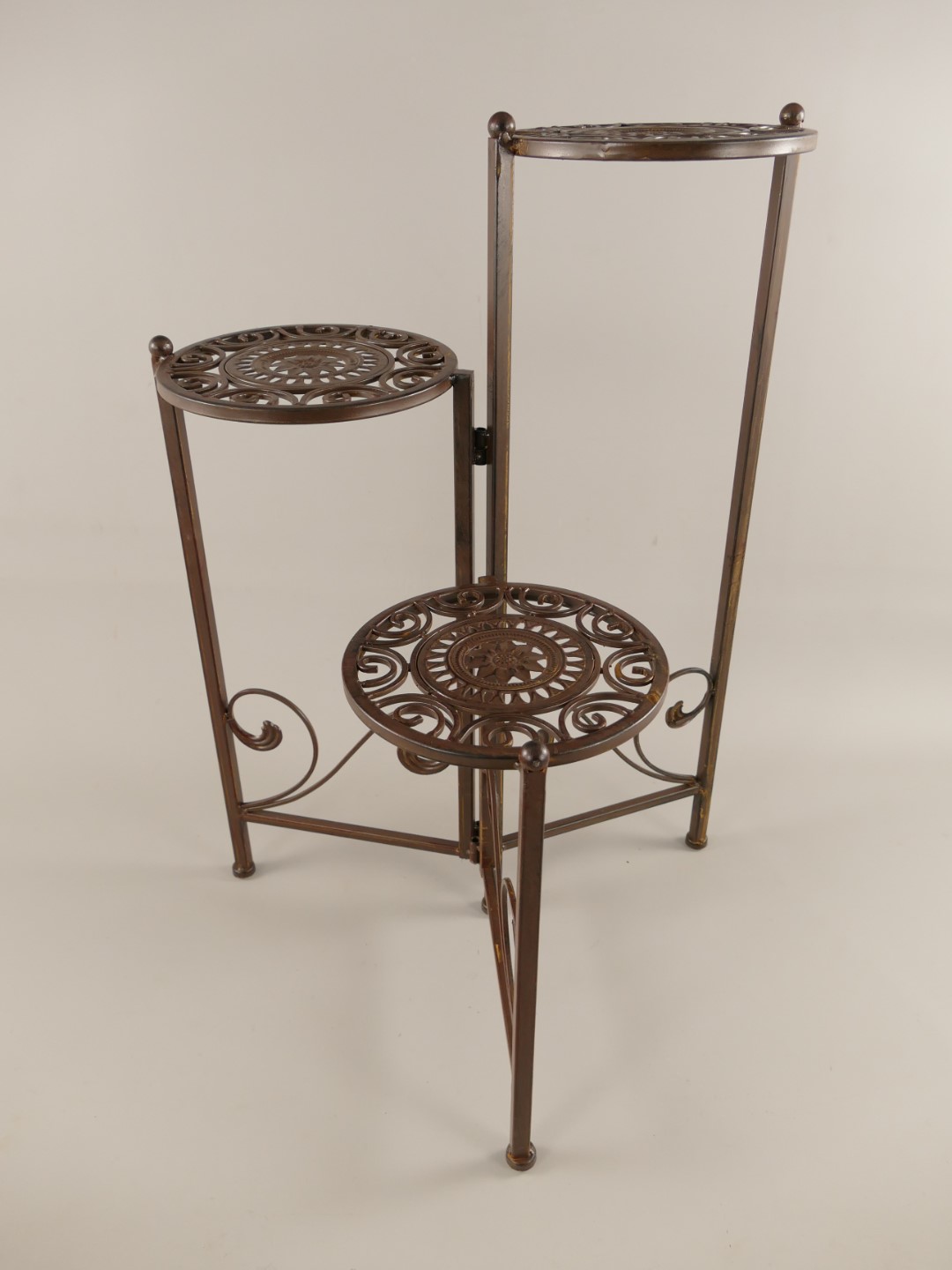 Tisch Eisen Röst braun 3tlg. H.67x47x45cm