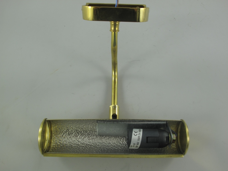 Bilderlampe Messing 1-Fassung B.20cm
