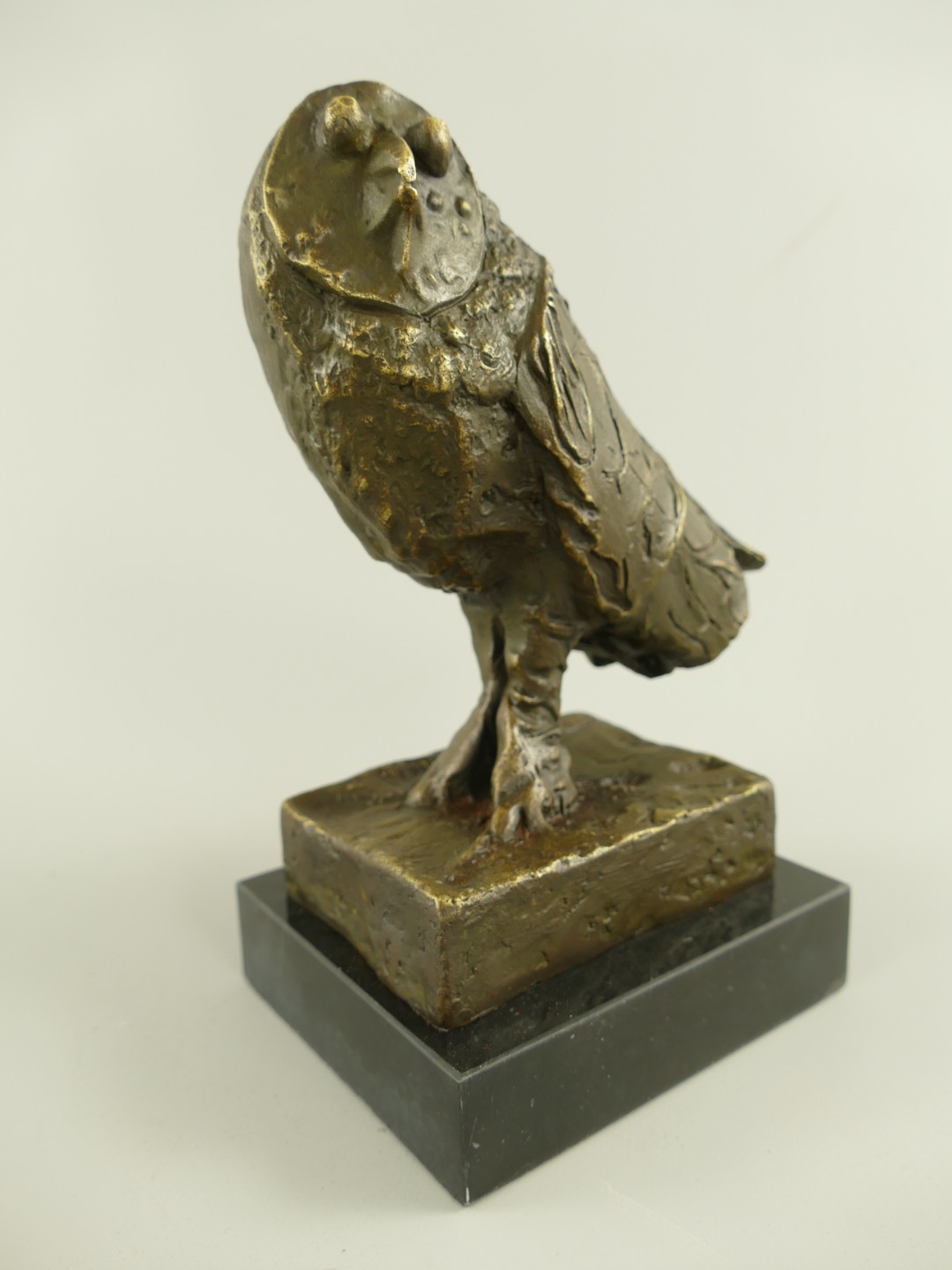 Figur Bronze Eule H.21cm