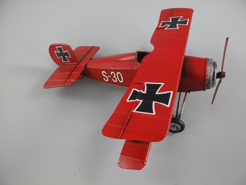 Flugzeug Antik Eisen L.25x25cm
