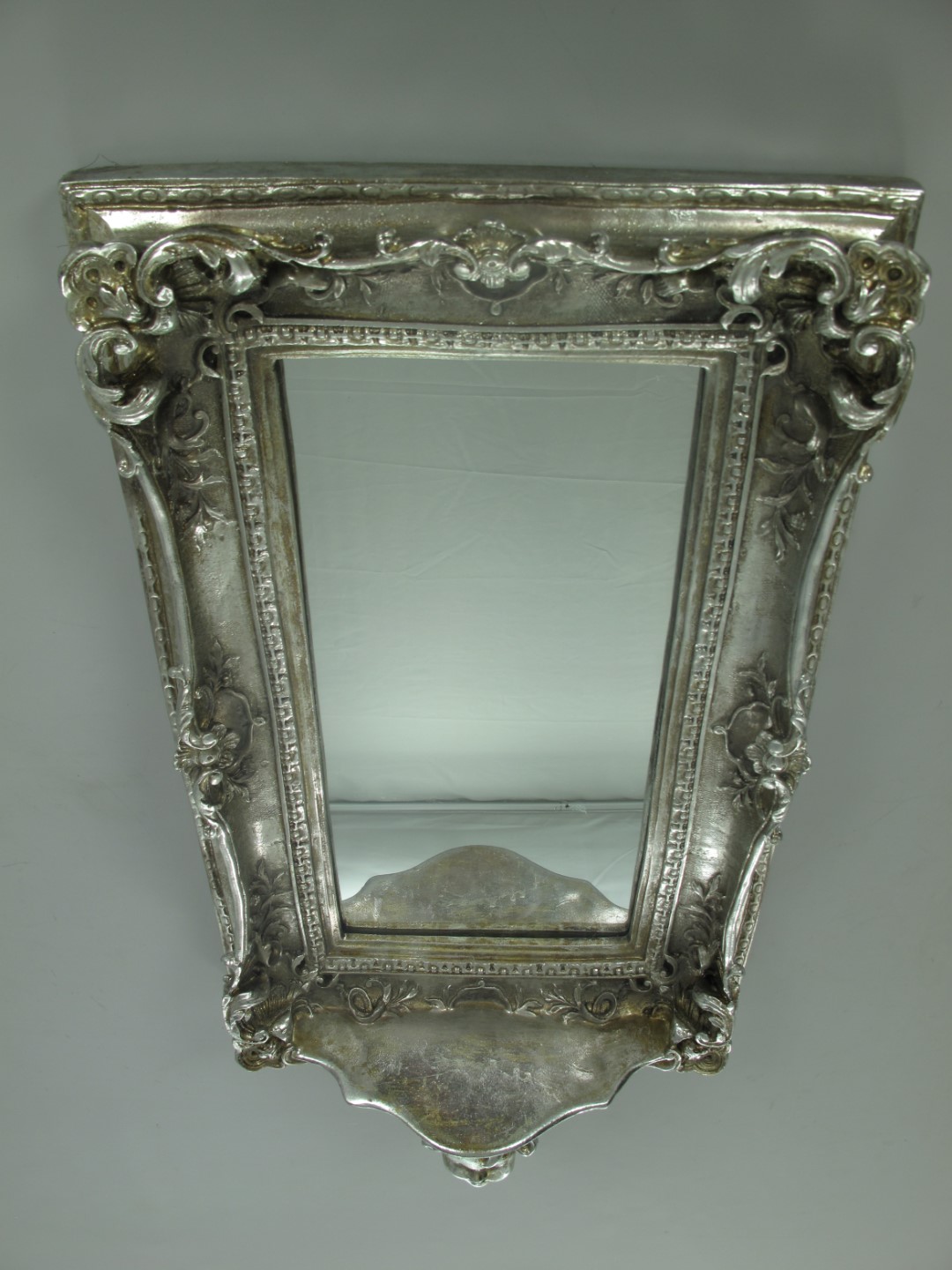 #Bilderrahmen(4x6) Polystein Silber farbig H.23cm