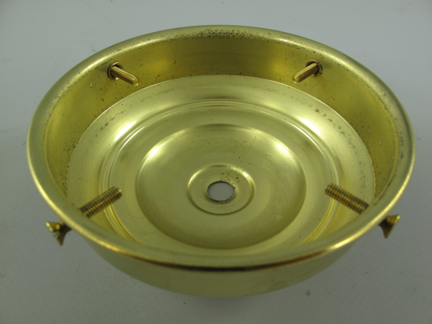 Glashalter 100mm Messing gestanzt