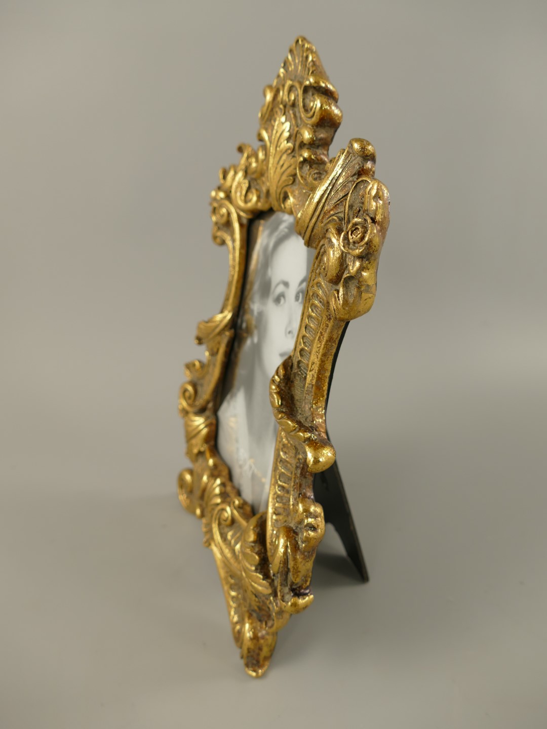 Bilderrahmen(5x7) Polystein GOLD farbig H.30cm