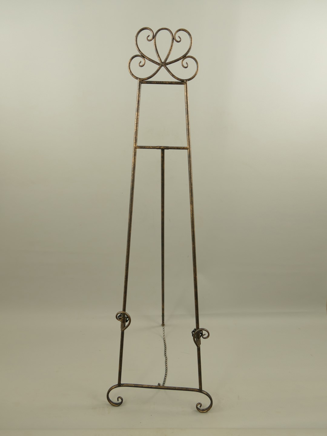 Staffelei Eisen Antik farbig H.145x46cm