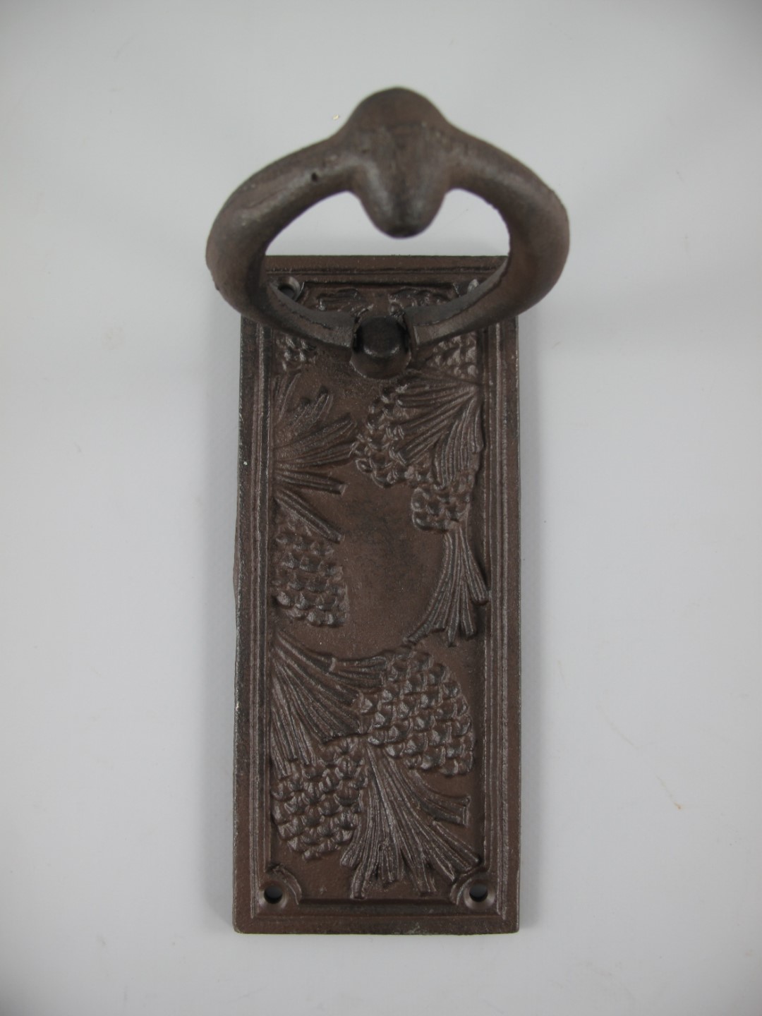 Türklopfer Gußeisen rustikal braun H.20x9cm