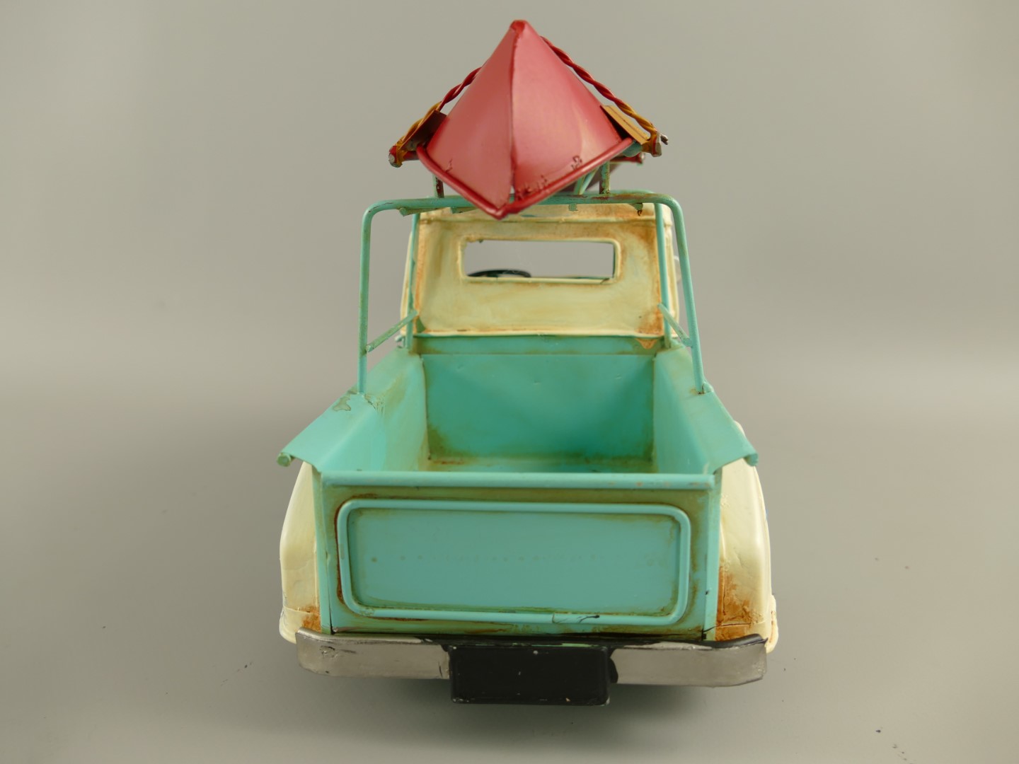 *ANG. Auto farbig Antik Eisen L.32x15cm