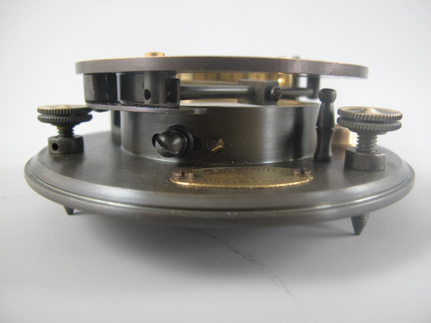 Kompaß Messing brüniert D.12x6cm
