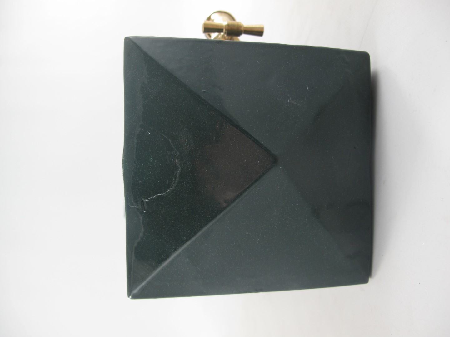 *A? Zapfsäule Alu. grün Messing Hahn H.93cm