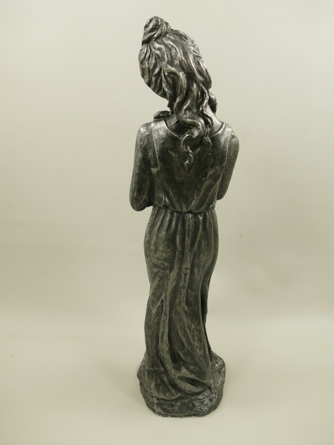 (*)RAUS*PREIS Frau Kunststein(MGO) Grau H.82cm