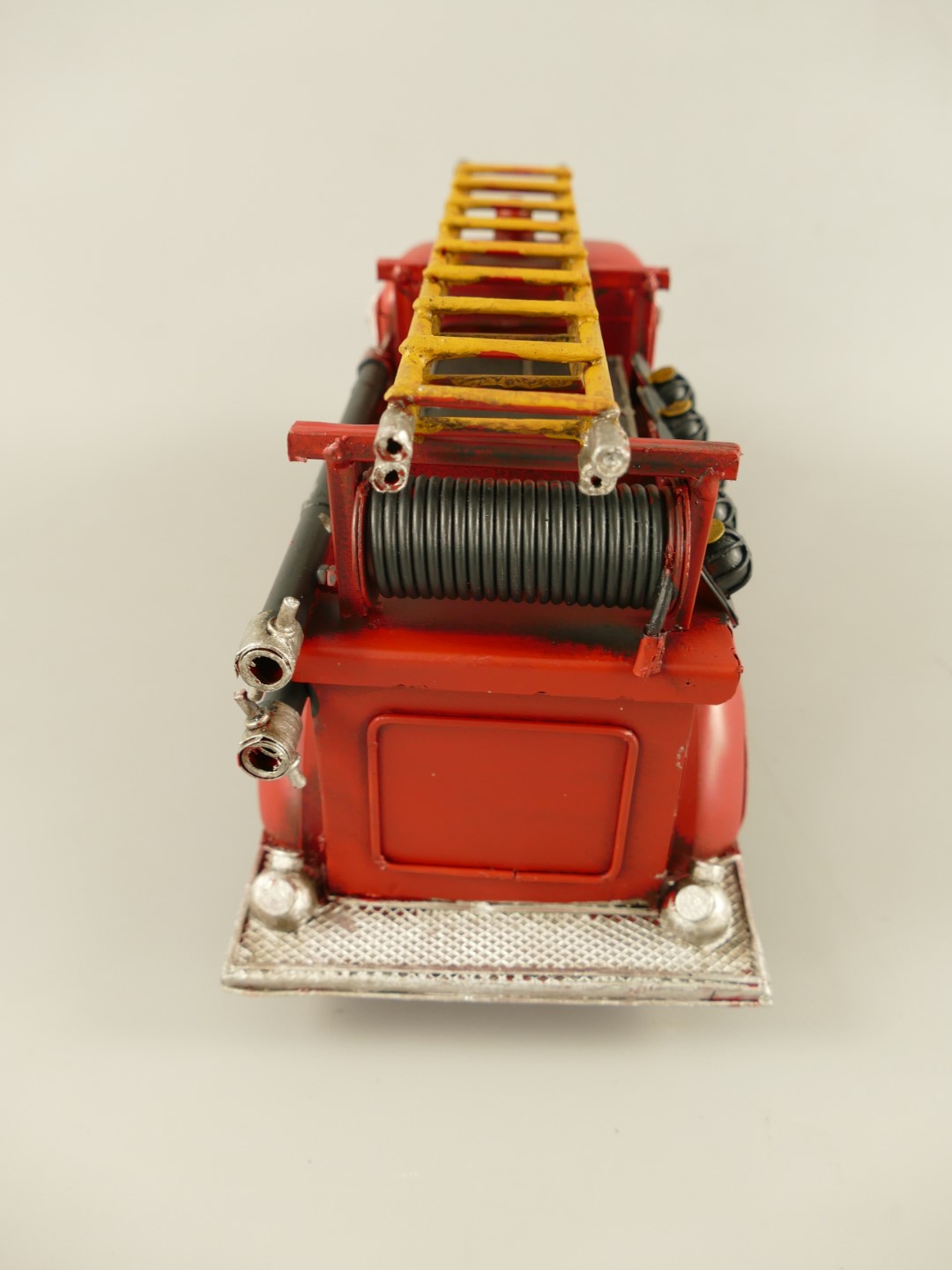 Feuerwehrwagen Antik Eisen L.35cm