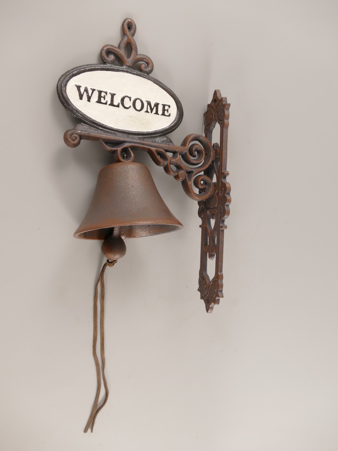 *NT Wandglocke Gusseisen WELCOME H.40cm P/St.