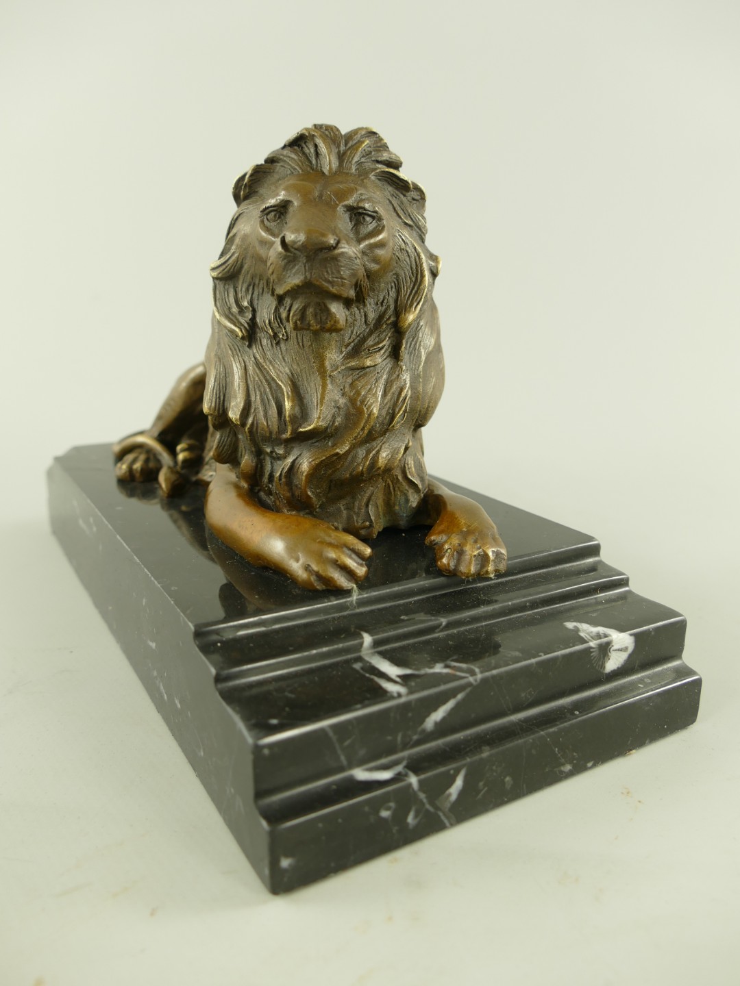 Figur Bronze Löwe L.25x15x12cm