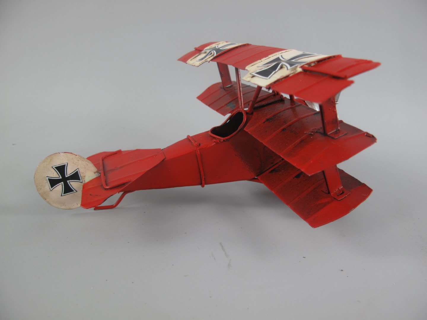 Flugzeug Antik Eisen L.16x8x16cm