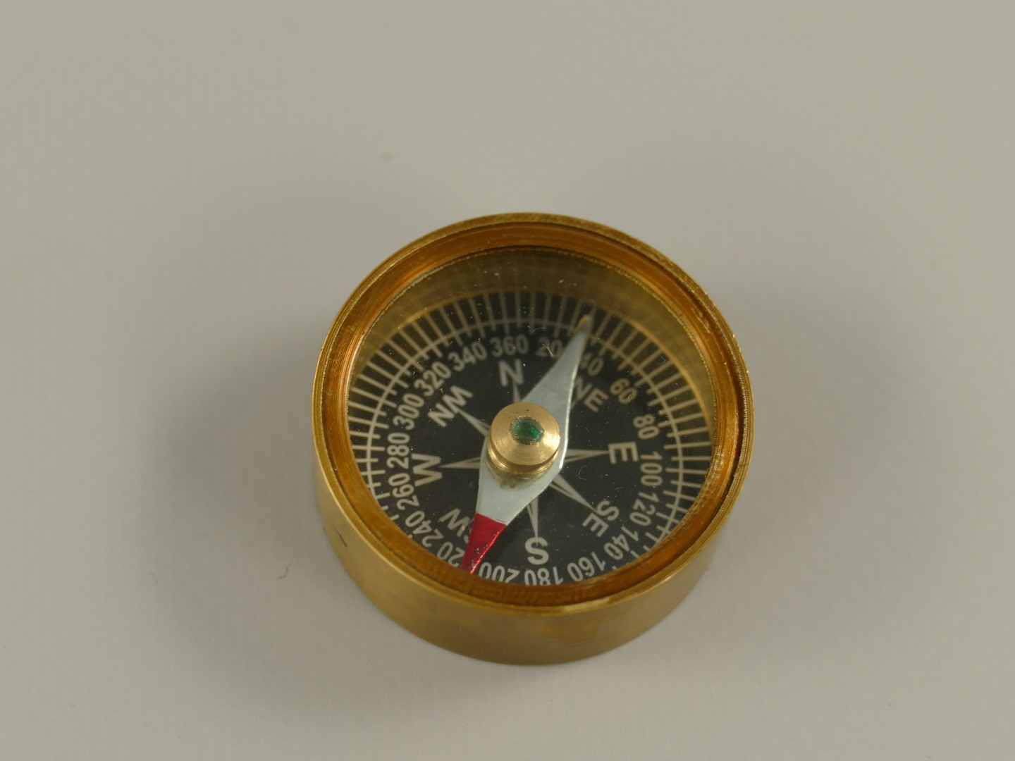 Nautikset Messing brüniert Holzdose L.22cm