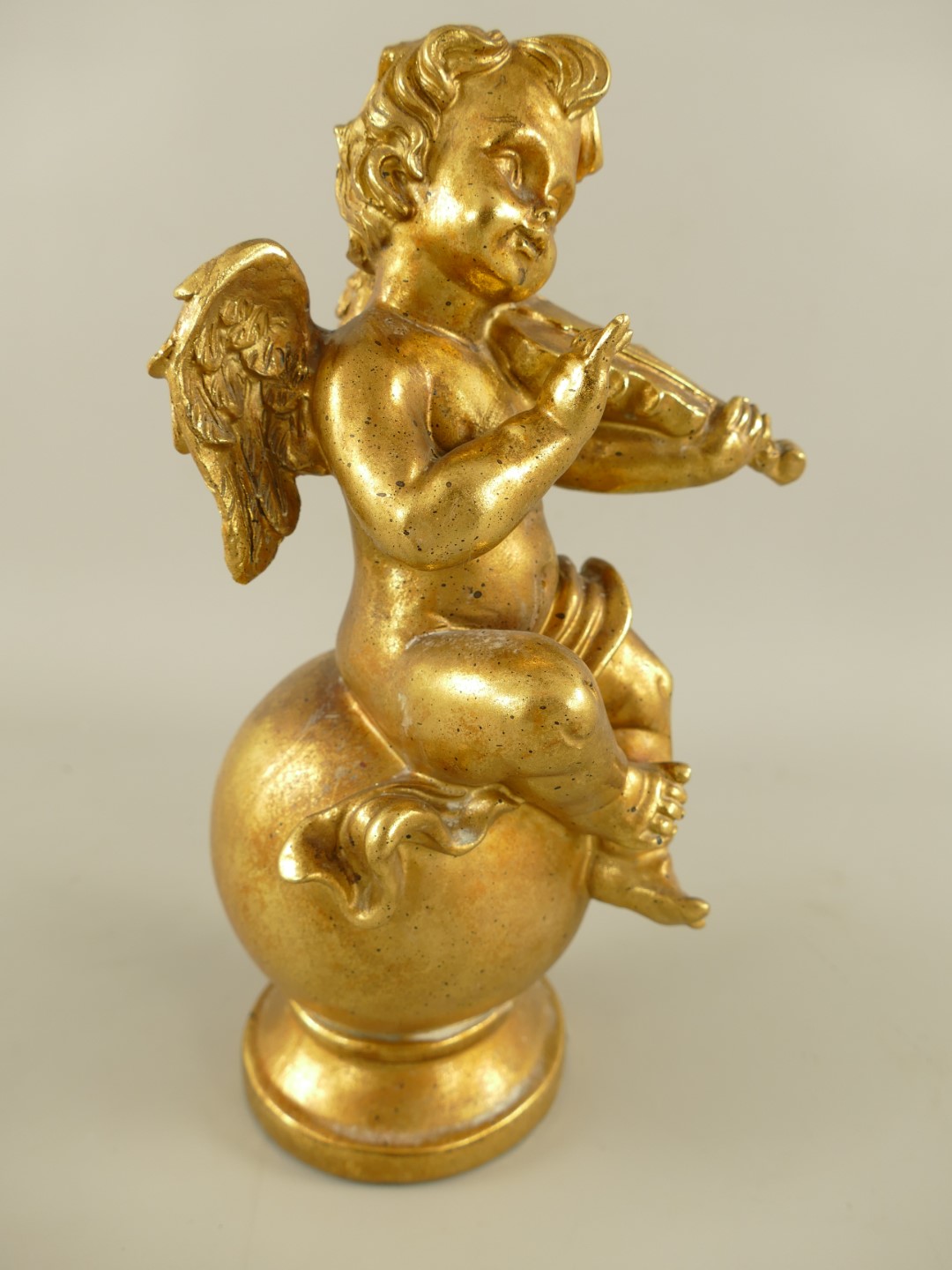 Engel Polystein Gold farbig H.30cm