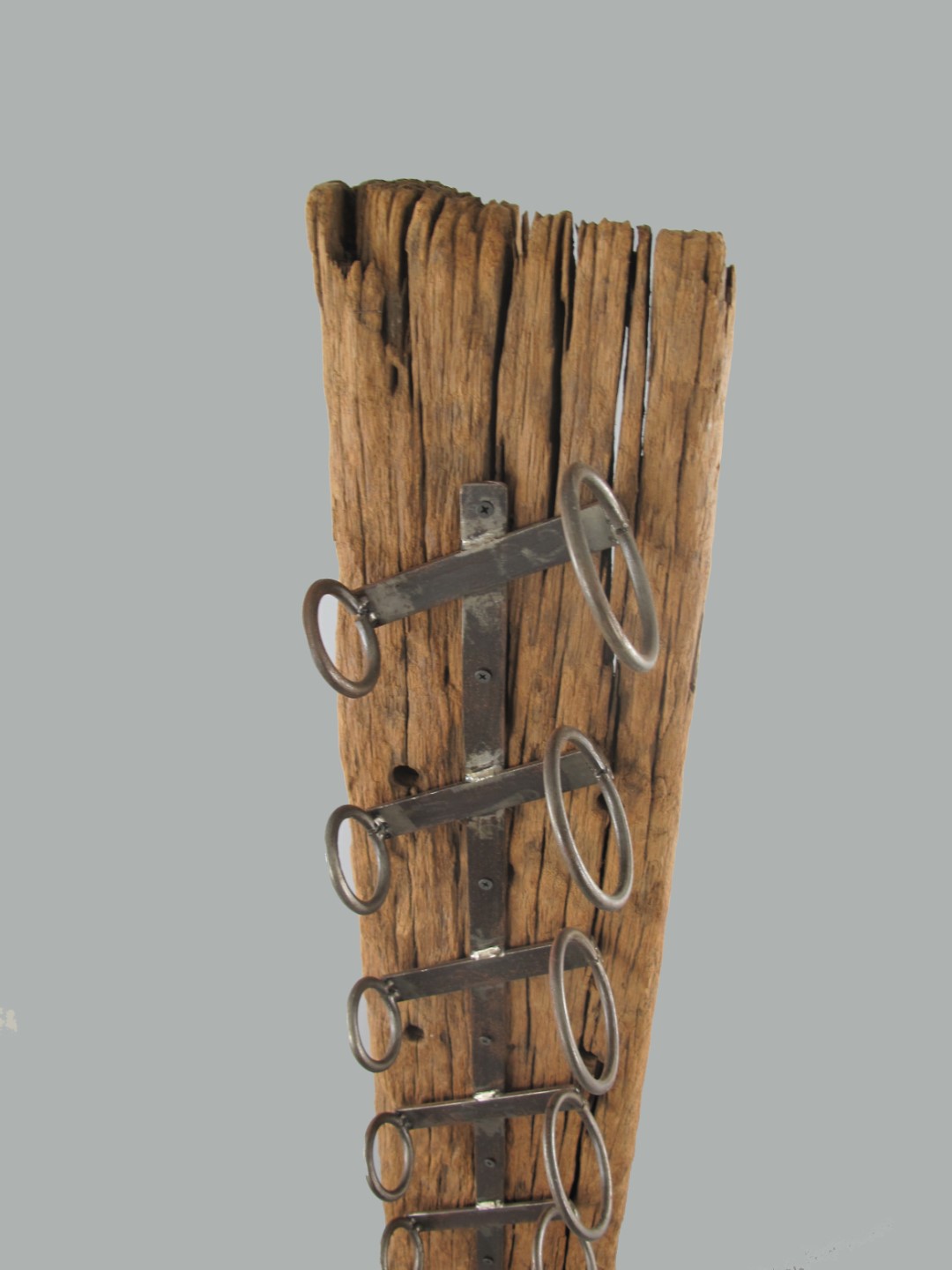 (*)NT Weinregal 10-flaschHolz/Eisen H.190cm