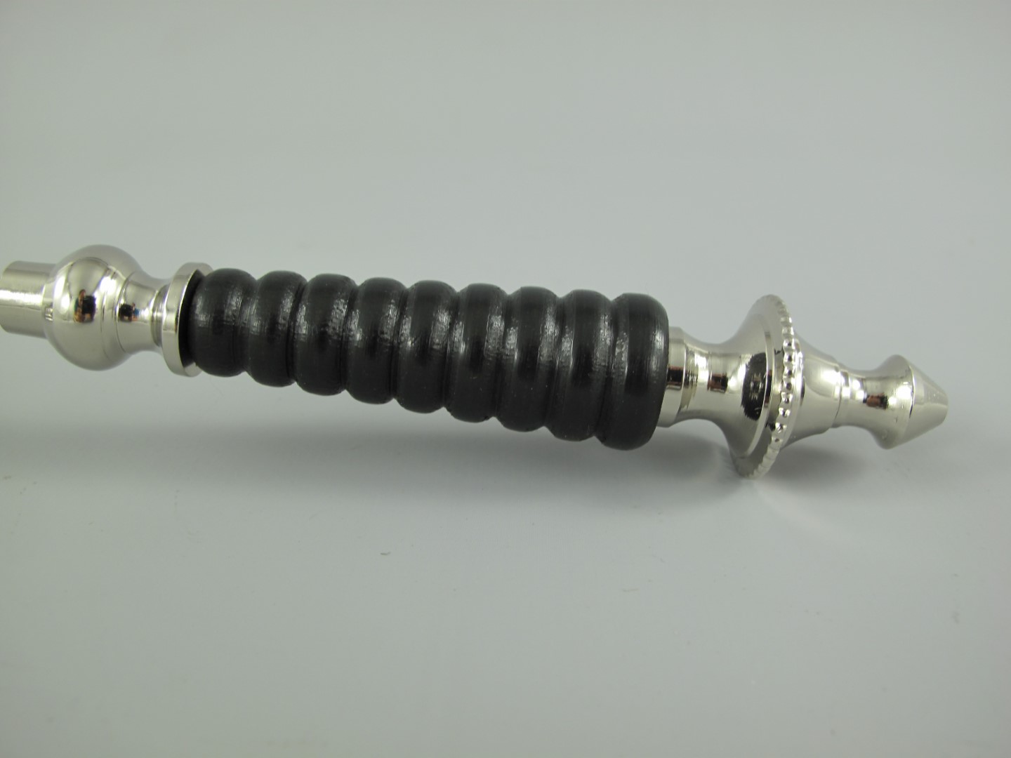 Kerzenlöscher vernickelt/Bein L.28x4cm P/St.