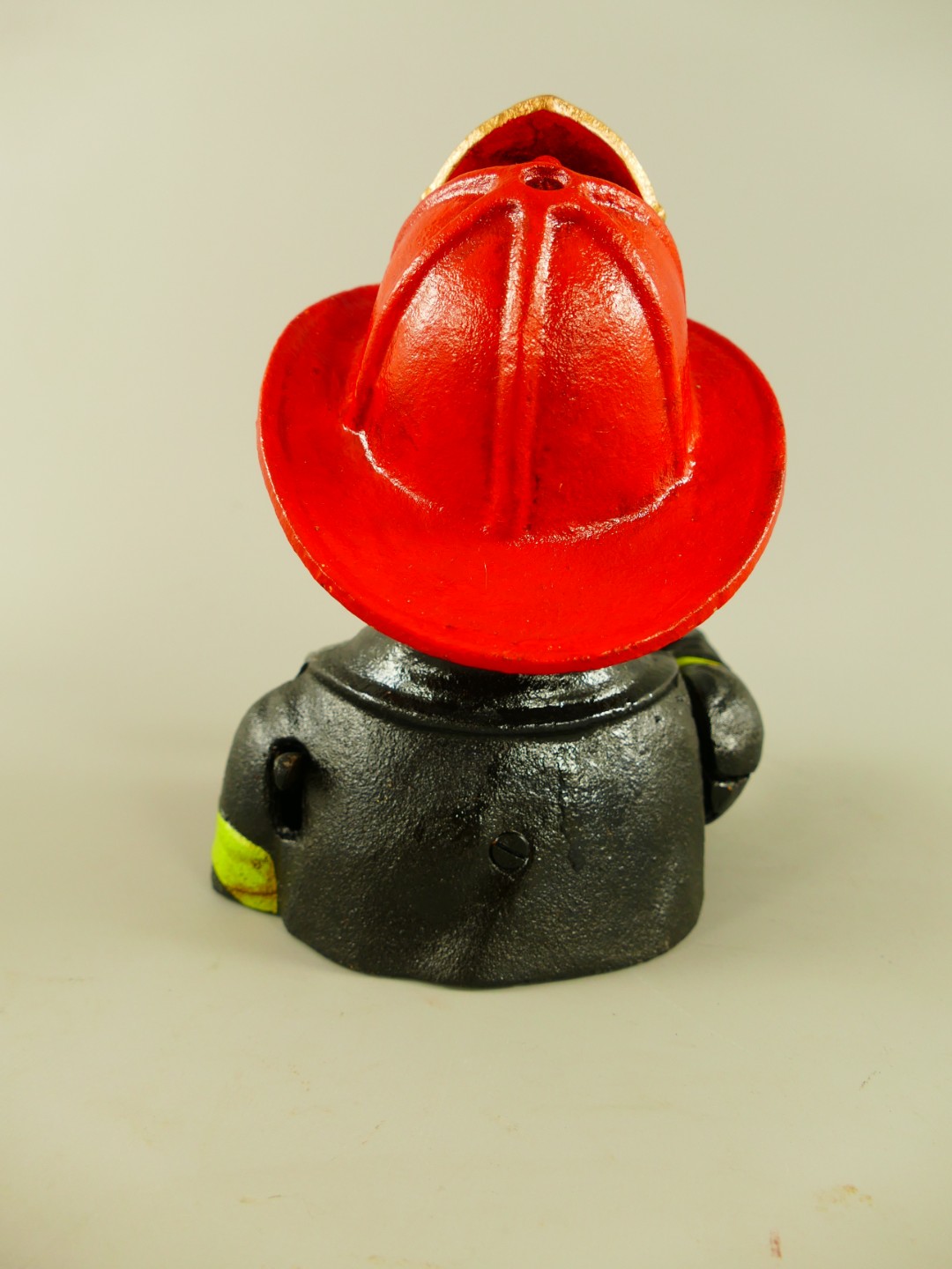 Spardose(mechanische) Feuerwehrmann H.20x16x17cm