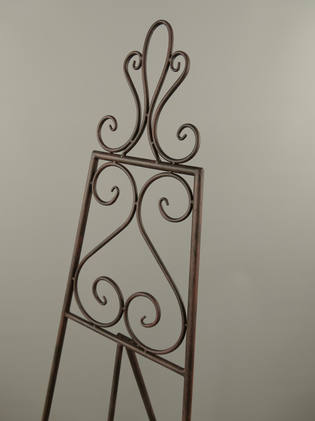(*)Staffelei Eisen antikbraun H.152x48cm