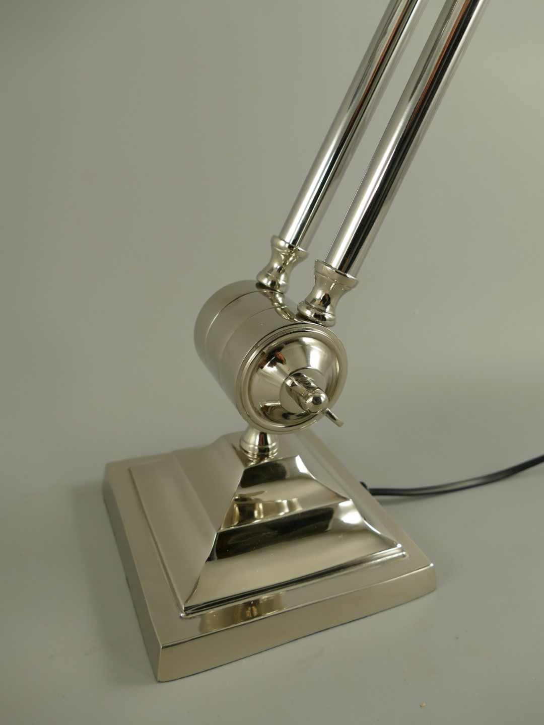 Stehlampe ALU vernickelt H.60x15cm