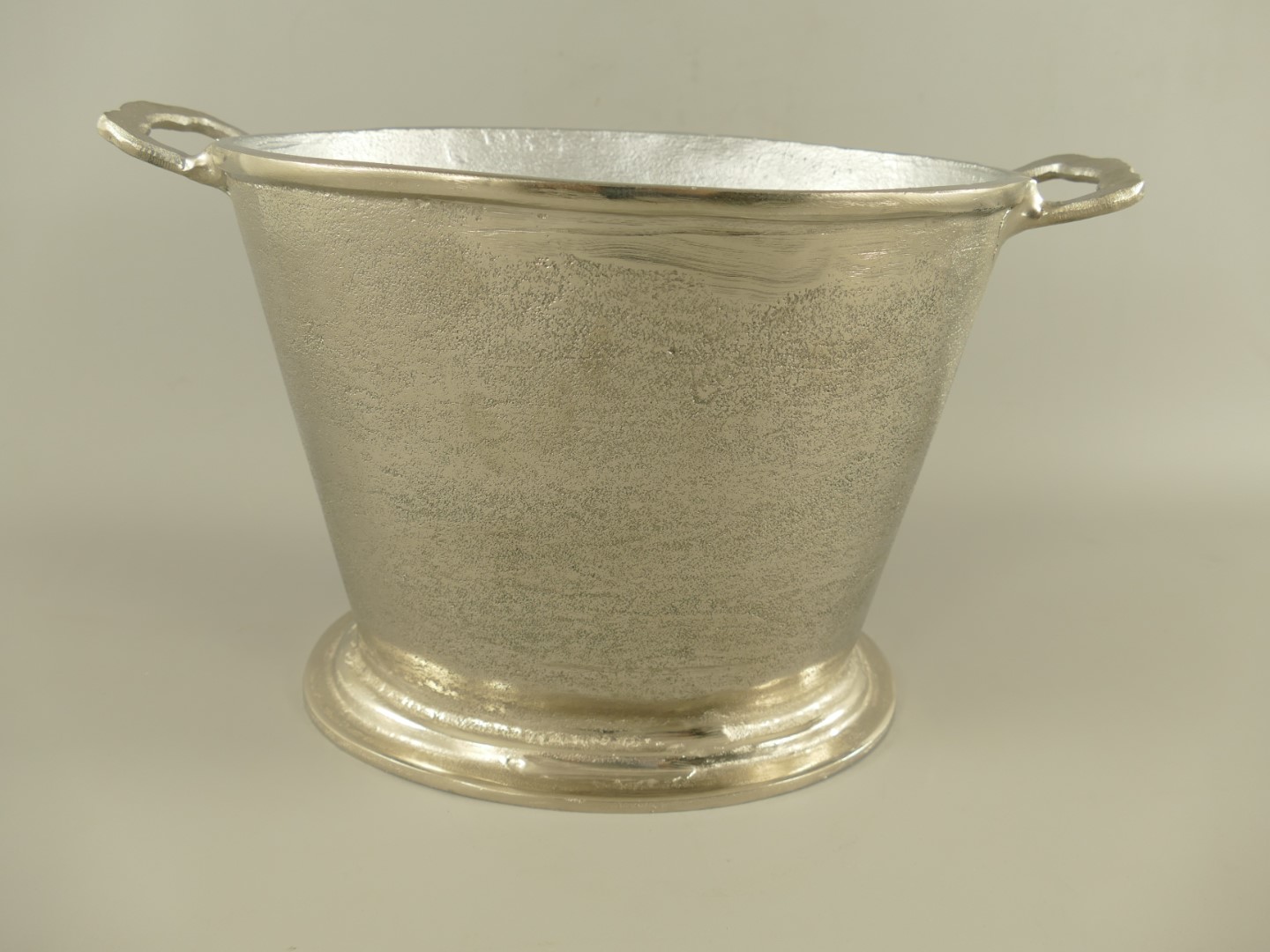 RAUS*PREIS Wein/Sektkühler Alu vernickelt H.25cm