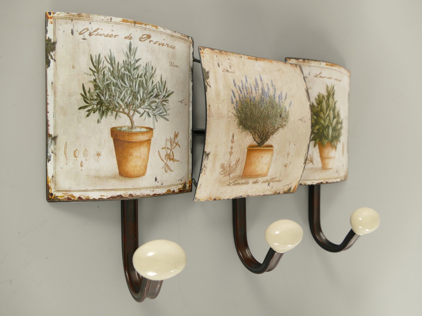 Wandhaken Schild Eisen H.21x39cm P/St.