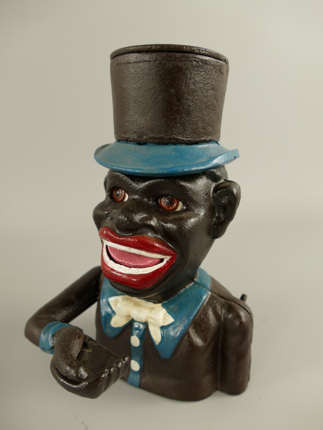 Spardose(Mechan.) Figur(Jolly) H.21x13cm