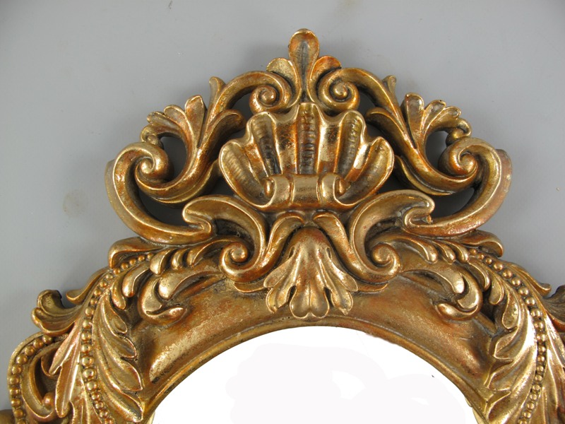 Wandspiegel Polystein GOLD H.49x36cm