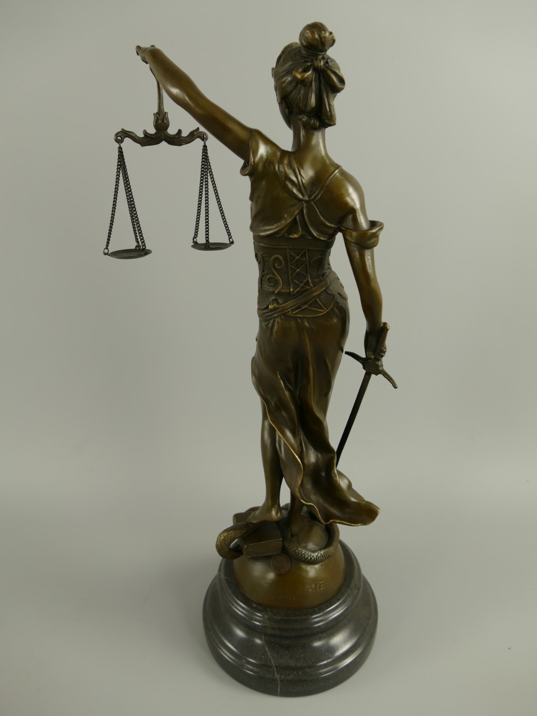 Justitia Bronze H.47x20cm
