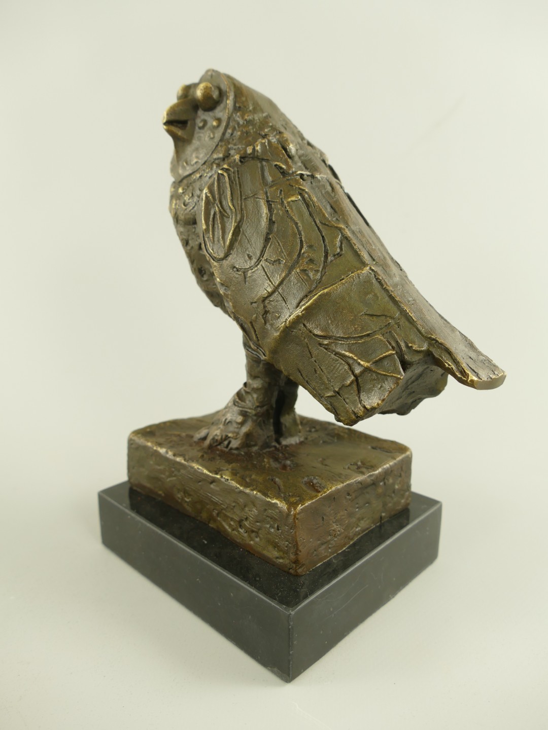 Figur Bronze Eule H.21cm