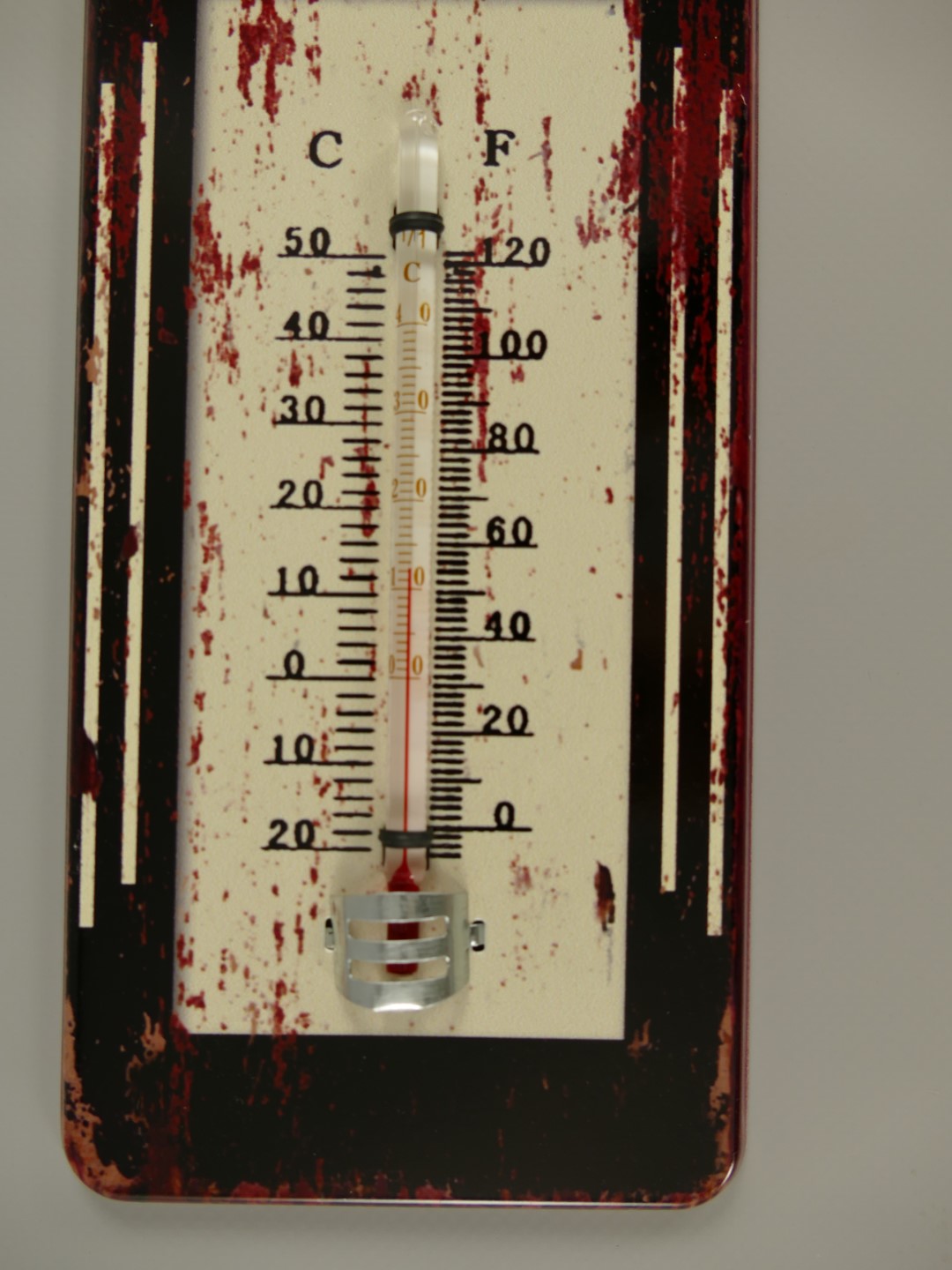Thermometer Antik Eisen H.29x10cm