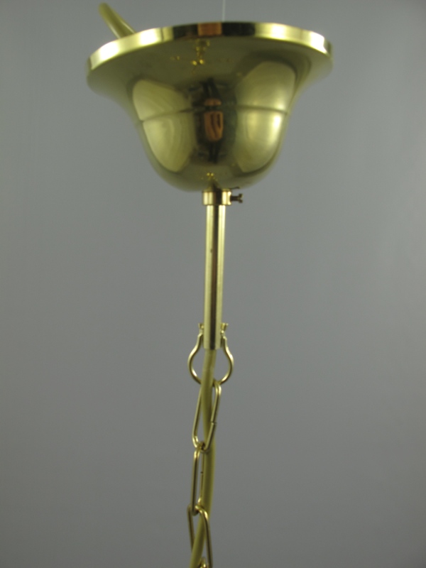 Bankerslampe Messing Glas grün H.50cm