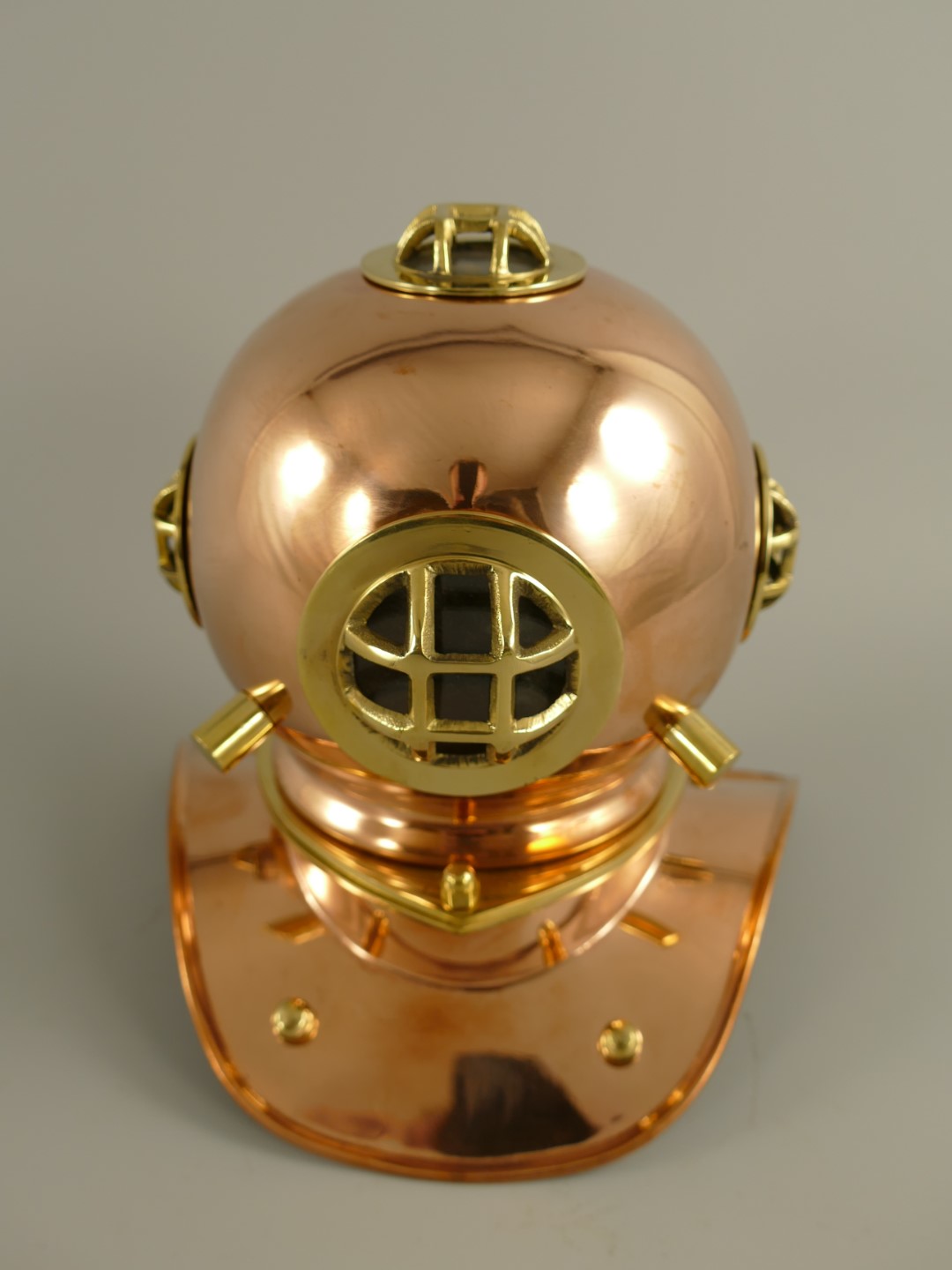 Taucherhelm Kupfer H.20cm