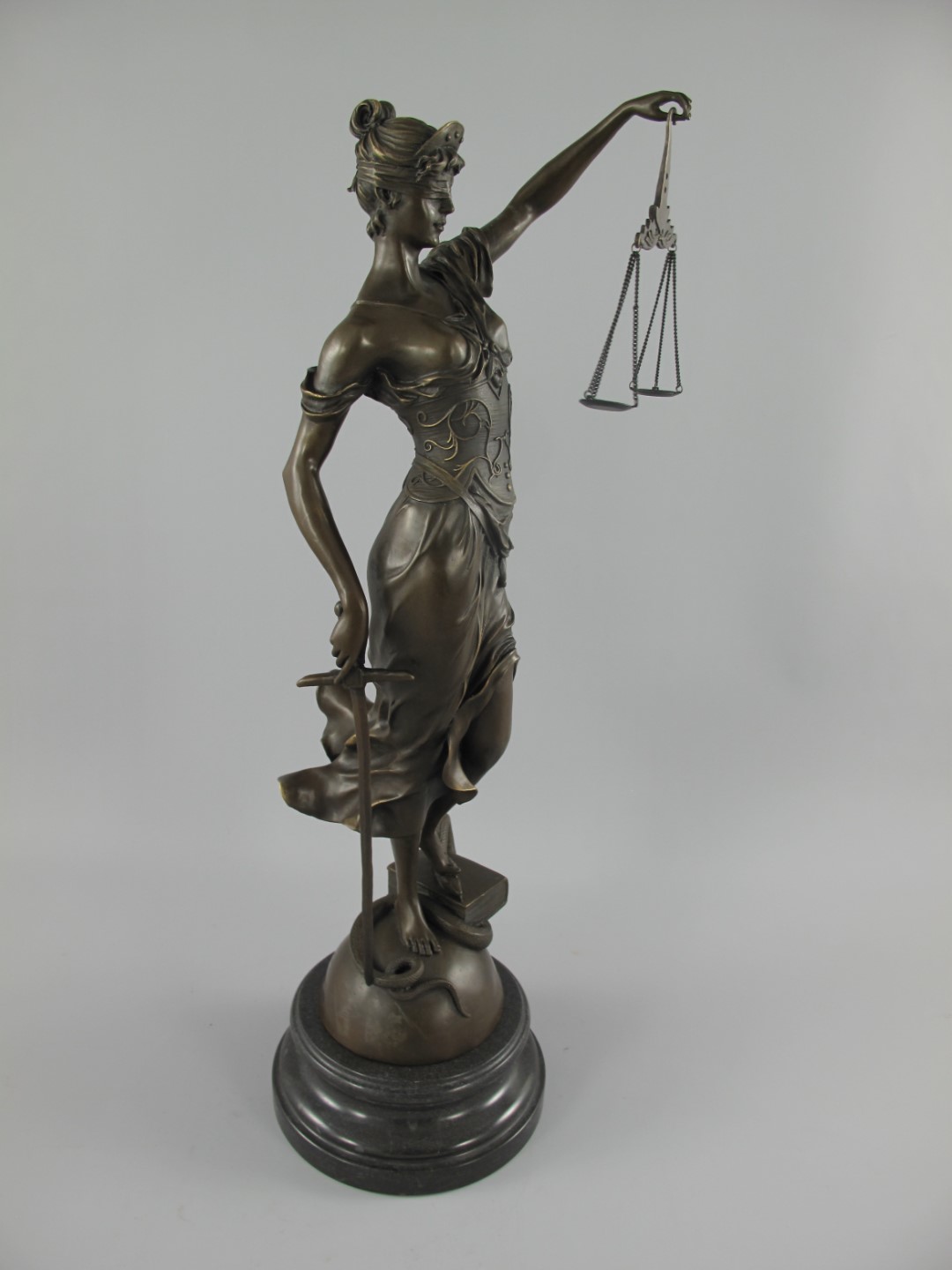 Justitia Bronze H.65x27cm