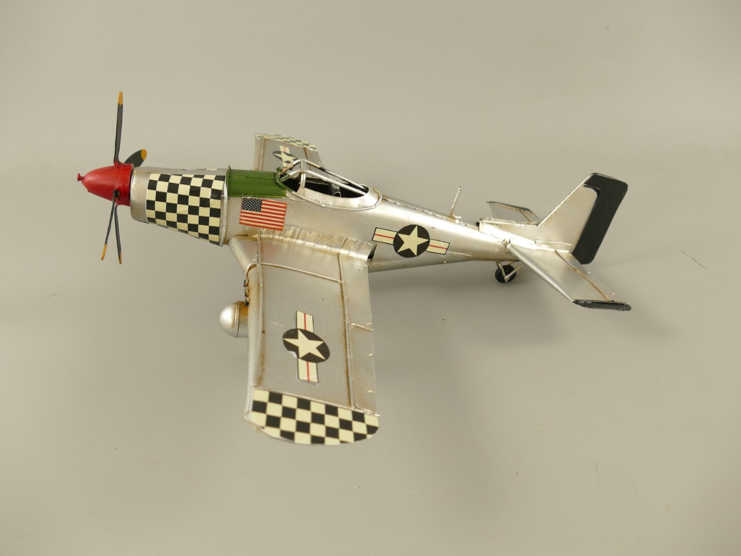 Flugzeug Antik Eisen L.34cm