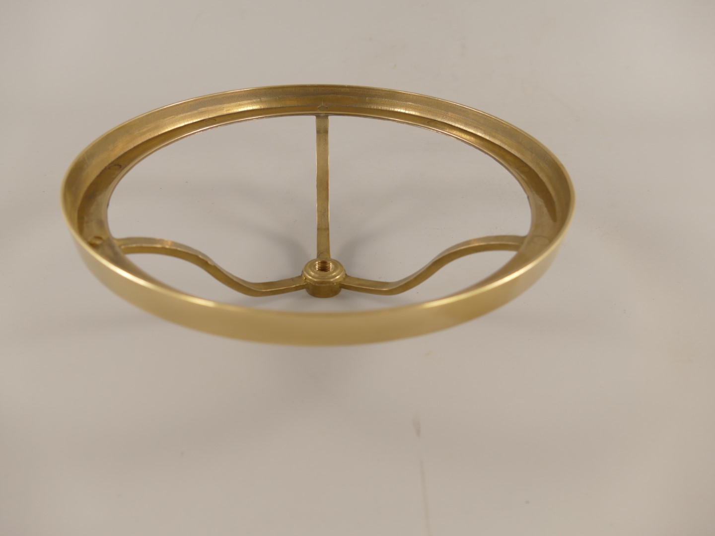 Ring Pilzlampe MESSING!! D.20cm
