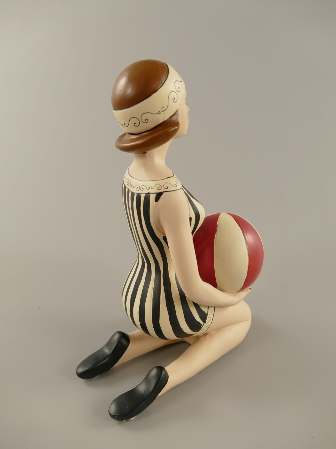 Badepuppe Polystein farbe H.21cm