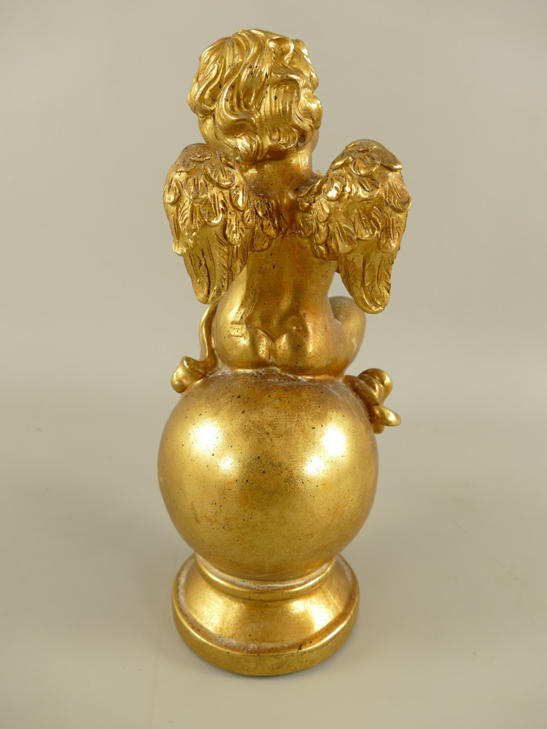 Engel Polystein Gold farbig H.30cm