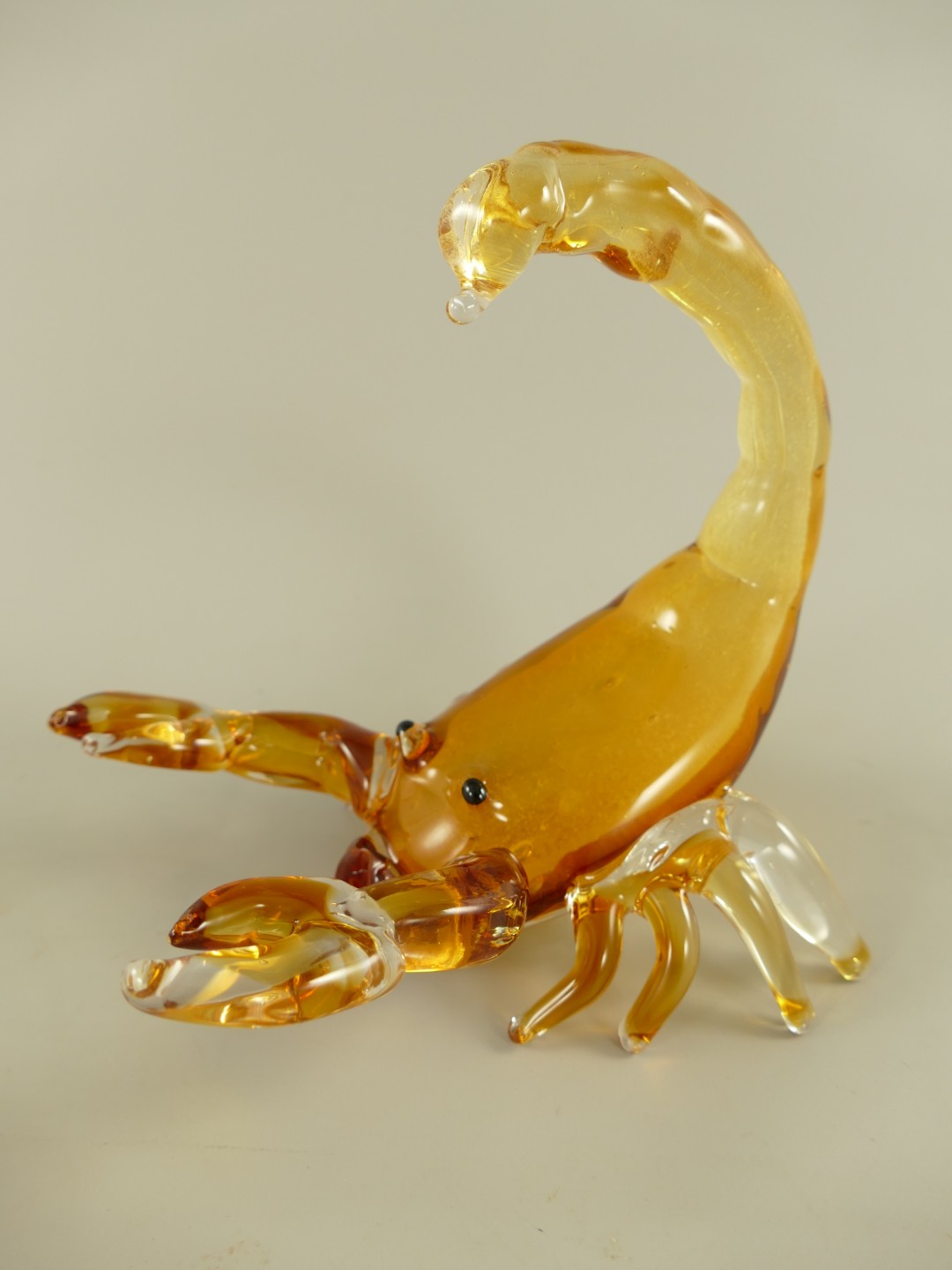 *ANG./SEPT. Glasfigur Skorpione farbe H.18cm