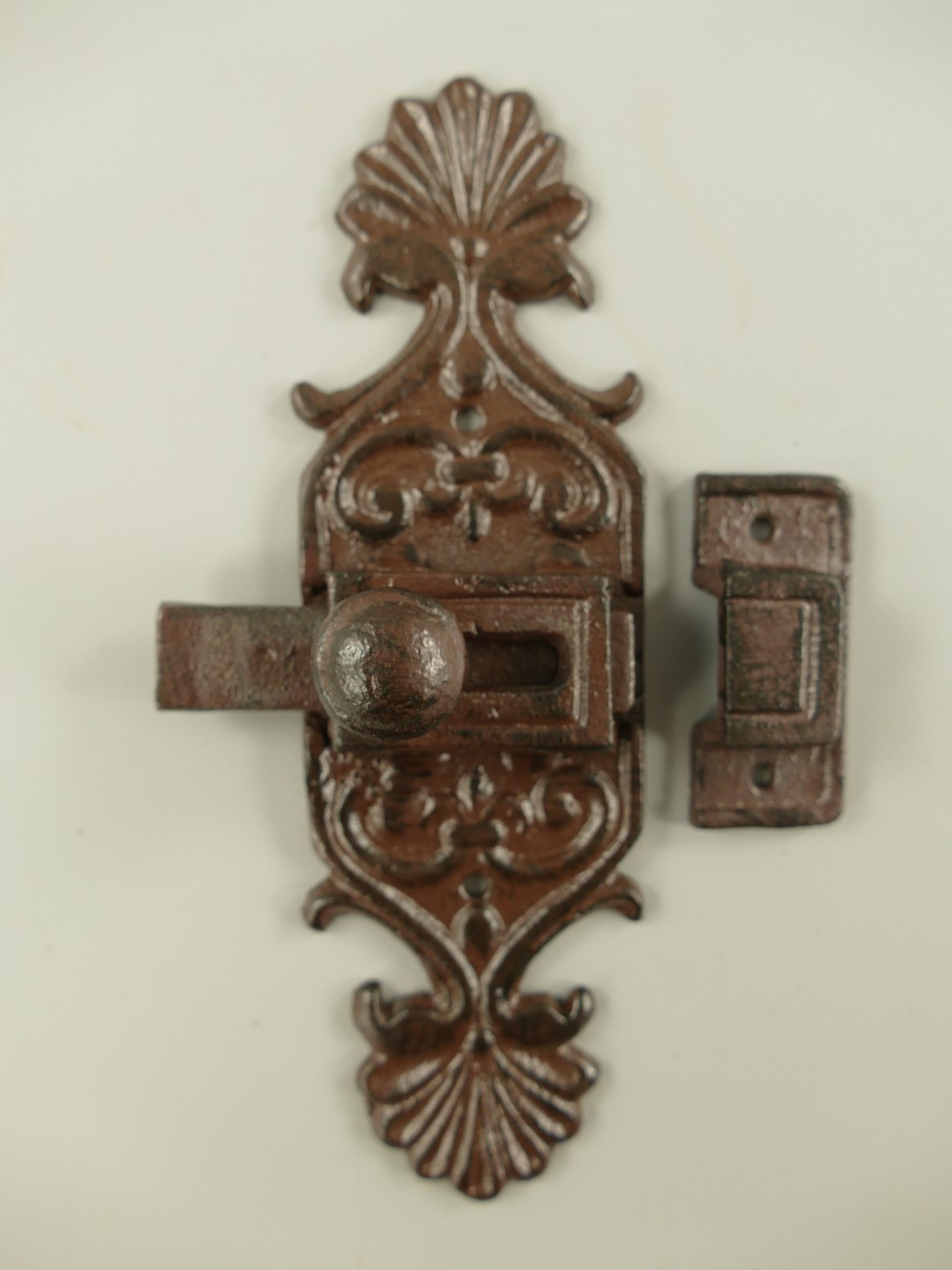 Schubriegel Eisen rustikal braun H.20x8cm