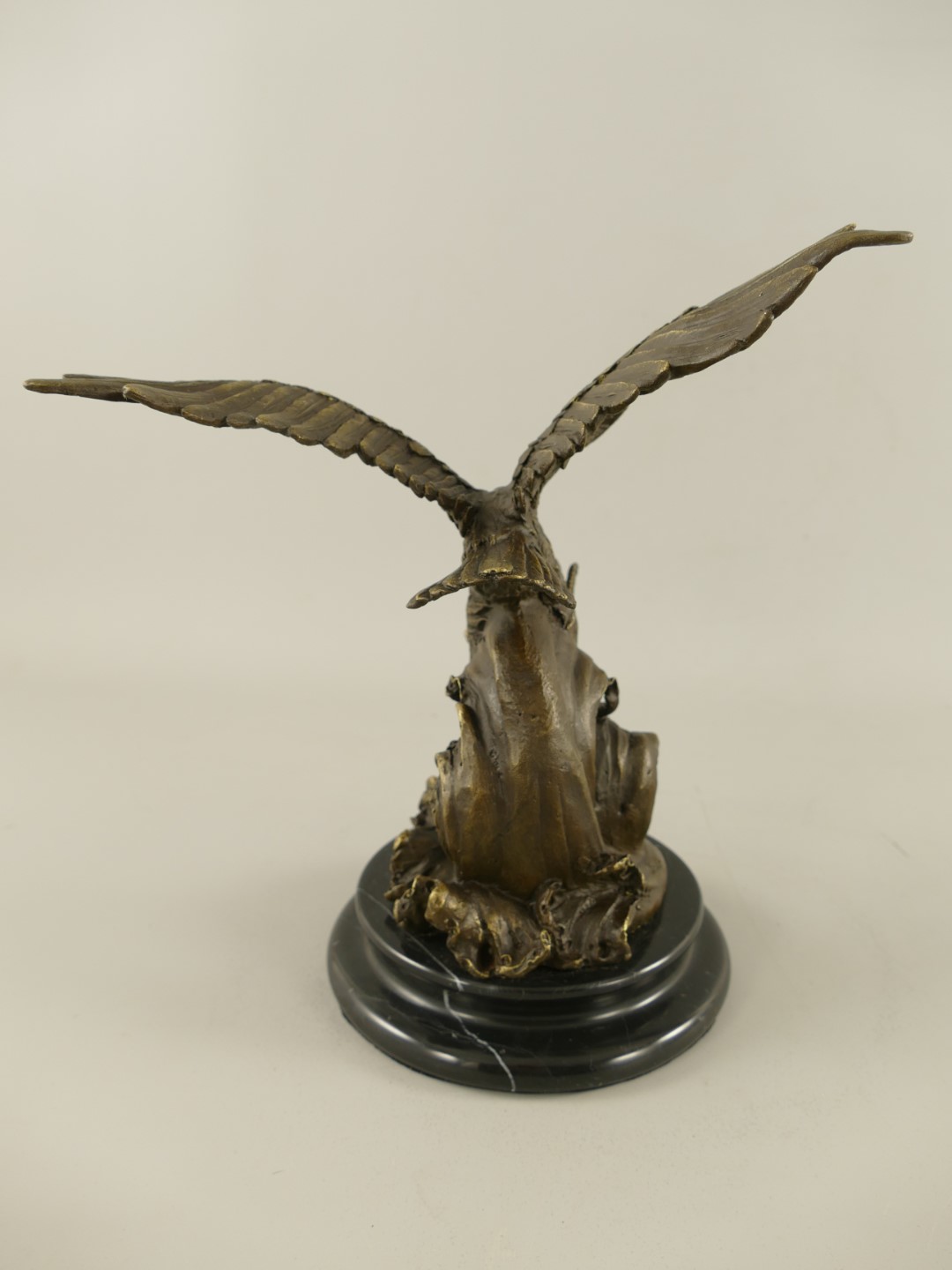 *RAUS*PREIS* Figur Bronze Adler H.28x25cm